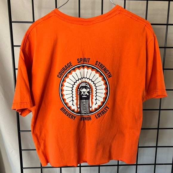 VINTAGE Illinois Chiefs Tee, Cropped - Size M - Picture 4 of 4